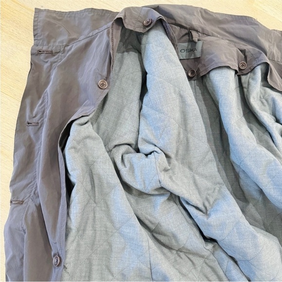 OSKA brown jacket with removable lining EUC - Picture 9 of 16